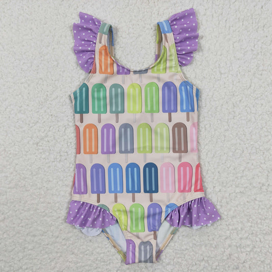 girls popsicle swimsuits S0079