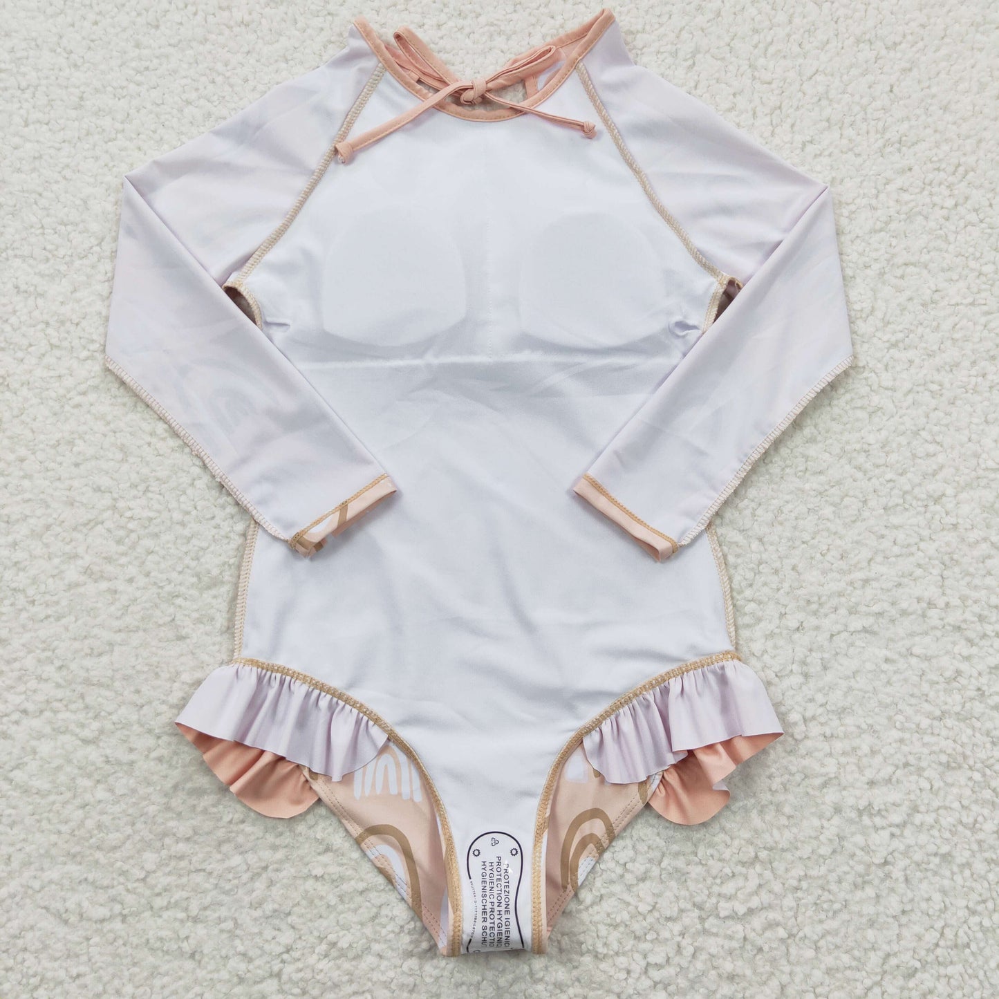 girls long sleeve swimsuits S0086