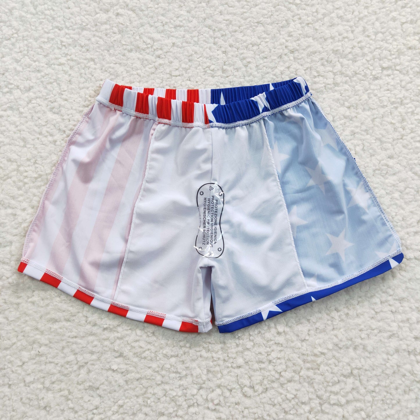 4th of July boys star stripe swim trunk S0089