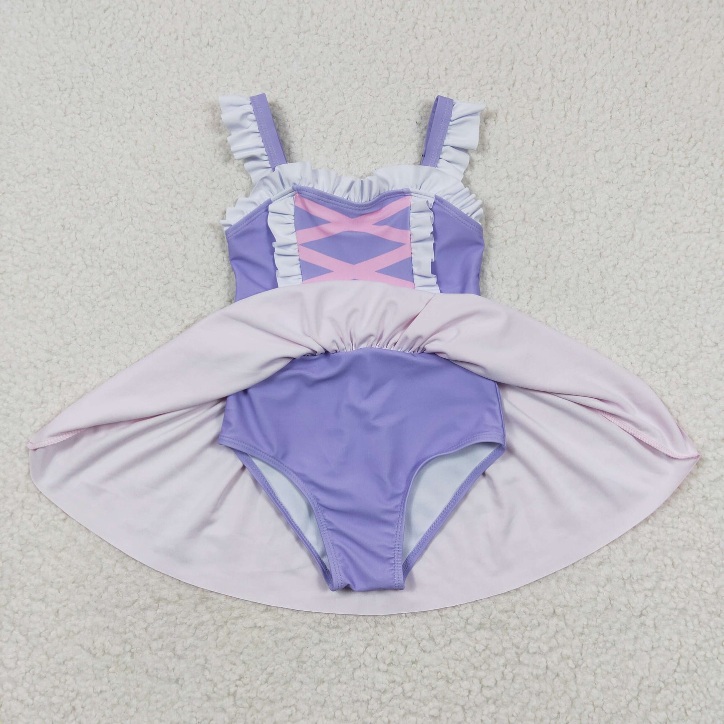 girls swiming dress S0113