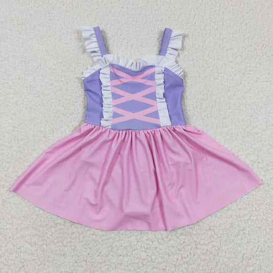 girls swiming dress S0113