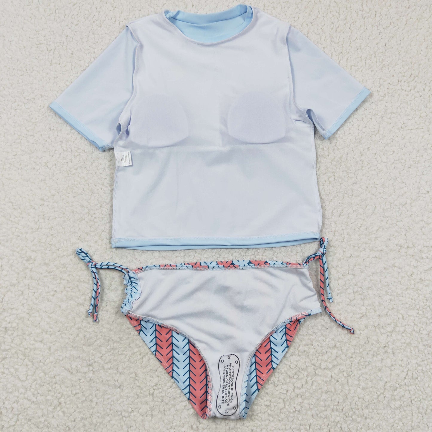 baby rainbow printed 2pcs swimwear S0115