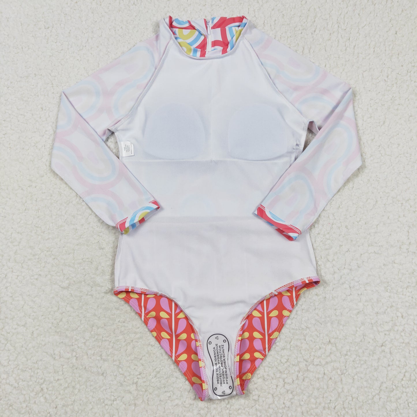 girls long sleeve swimsuit S0116