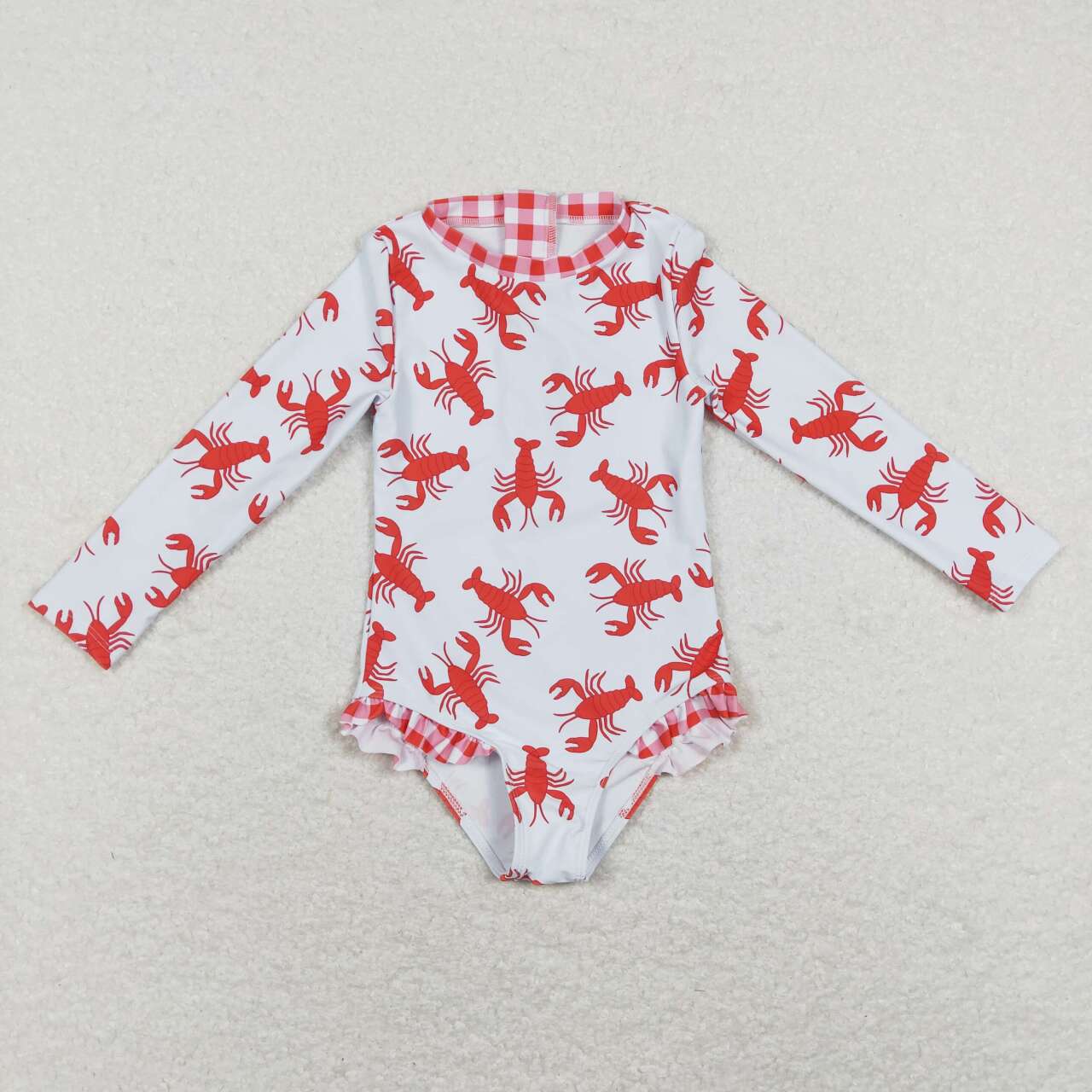 S0220 baby girl clothes crawfish girl summer swimsuit