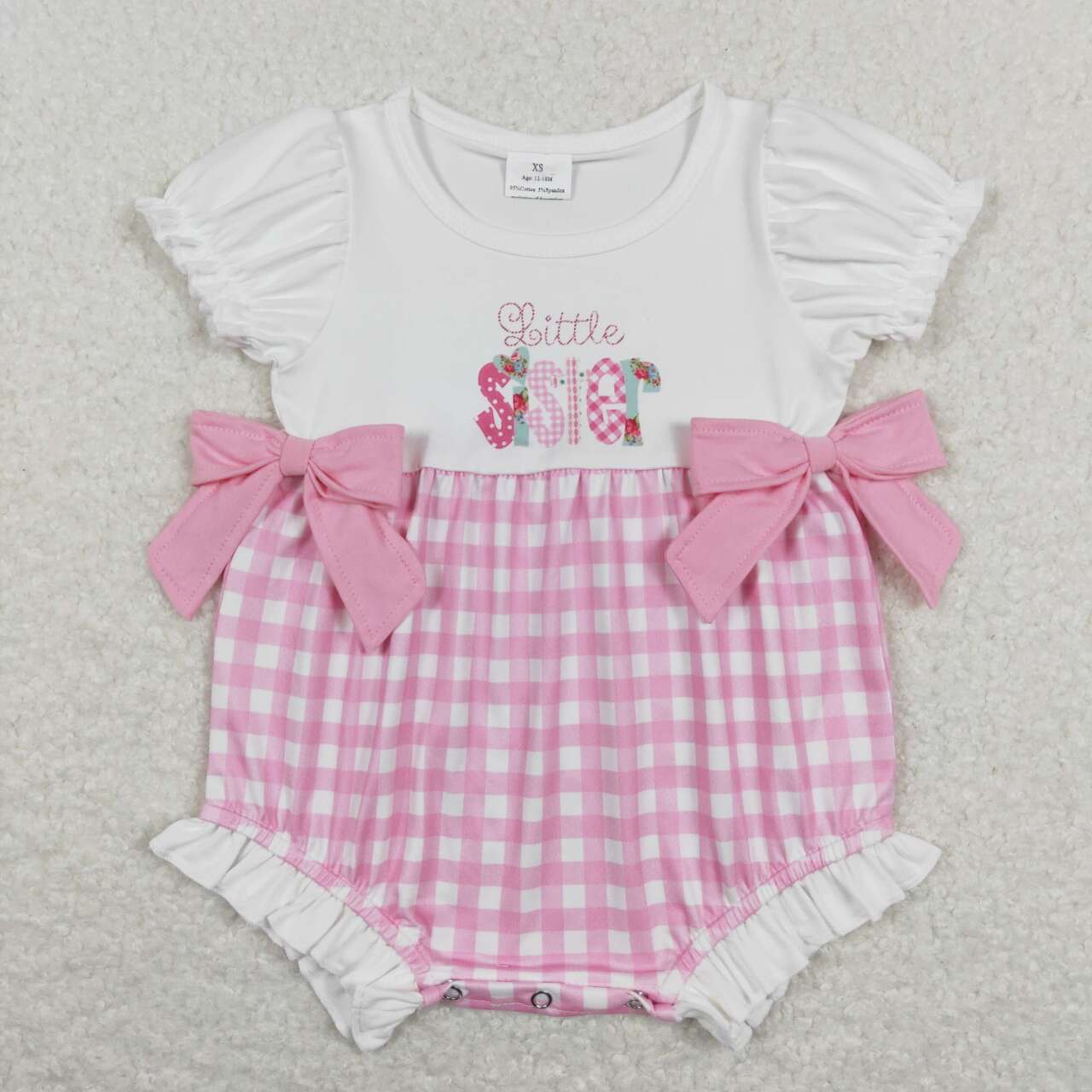 SR0588 baby gril clothes little sister summer bubble