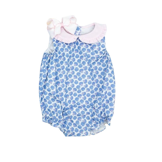 SR1003 pre-order baby girl clothes shell girl summer romper