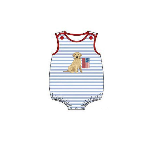 SR1080 pre-order baby boy clothes pubby 4th of July patriotic toddler boy summer bubble