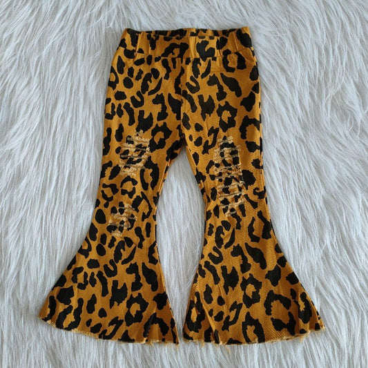 leopard Denim pants jeans