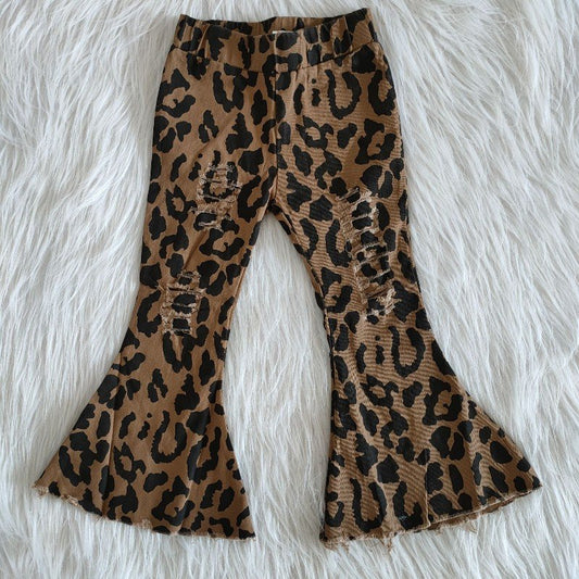 leopard Denim pants jeans