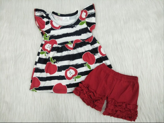 Strawberry Ruffle Pants Outfit