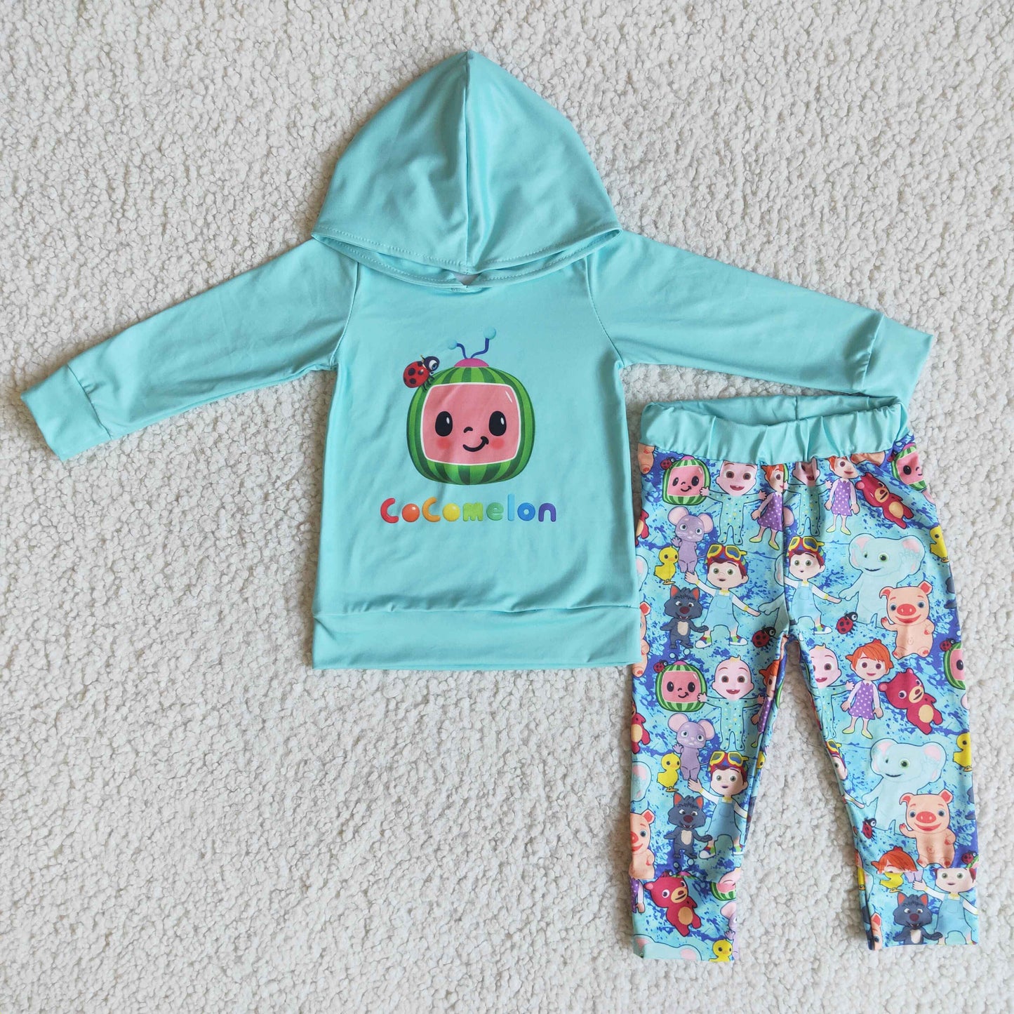 Cartoon Hoodie set