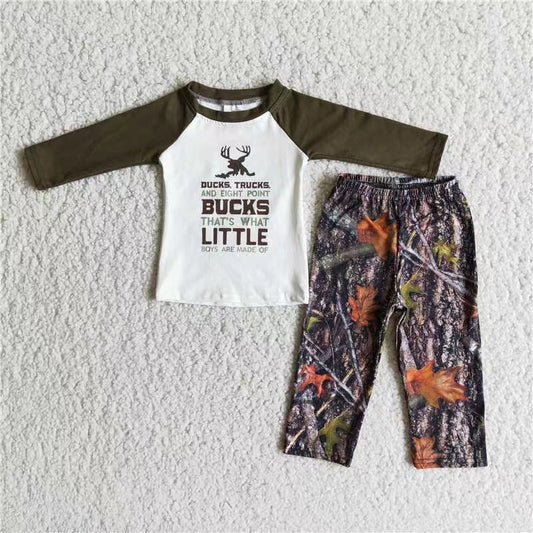 Ducks Trucks Little Buacks Boys outfit