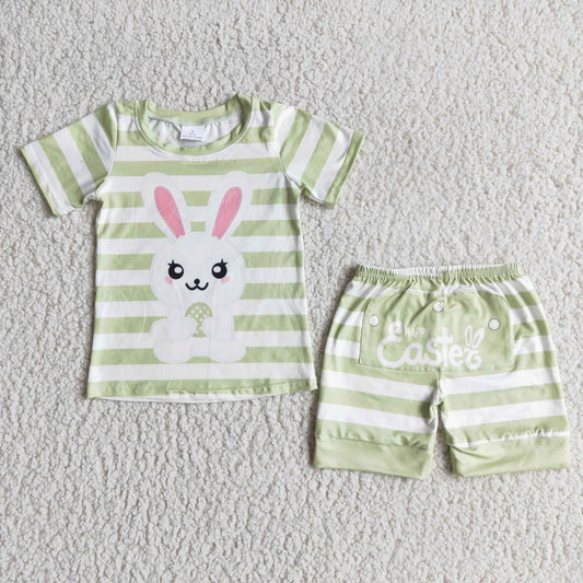 Easter Rabbit Short sleeve short pants set