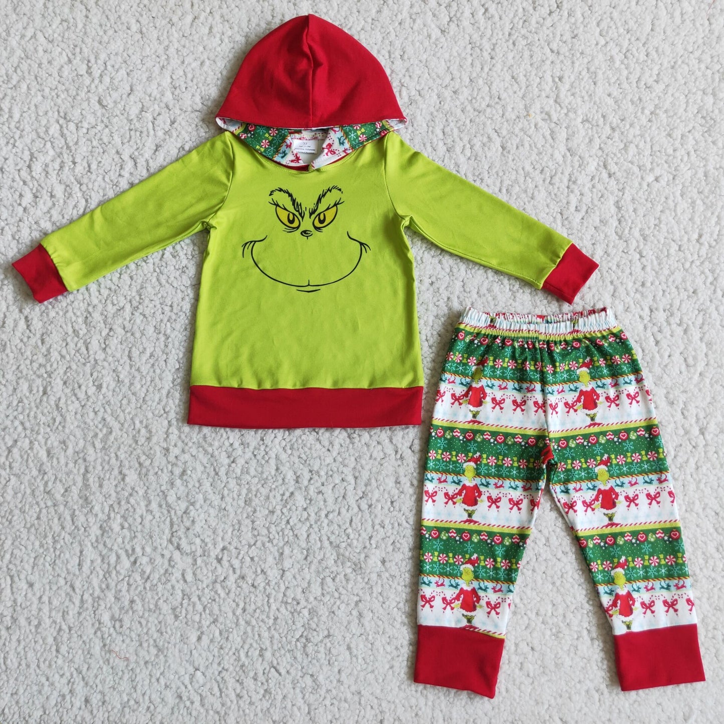 6 A15-18 Boy Xmas Cartoon Hoodies Set-promotion 2023.11.6