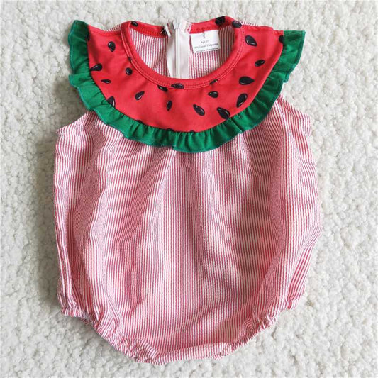 Watermelon pink romper