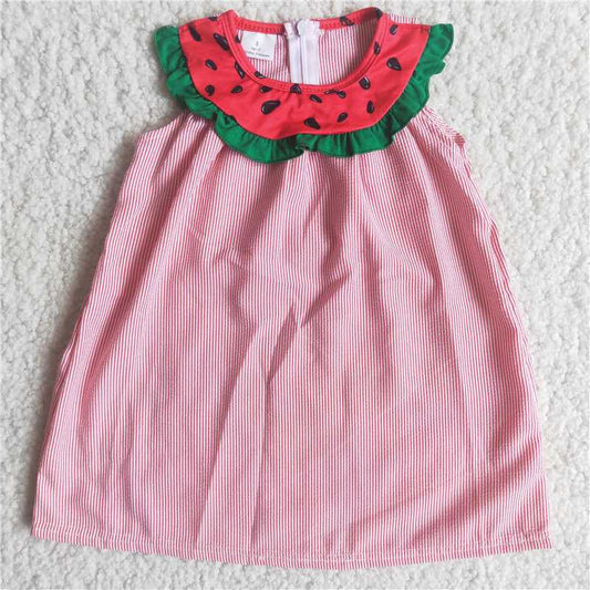 Watermelon Pink Sleeveless Dresses