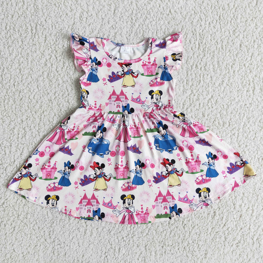 Cartoon Mickey Beautiful girl Dresses