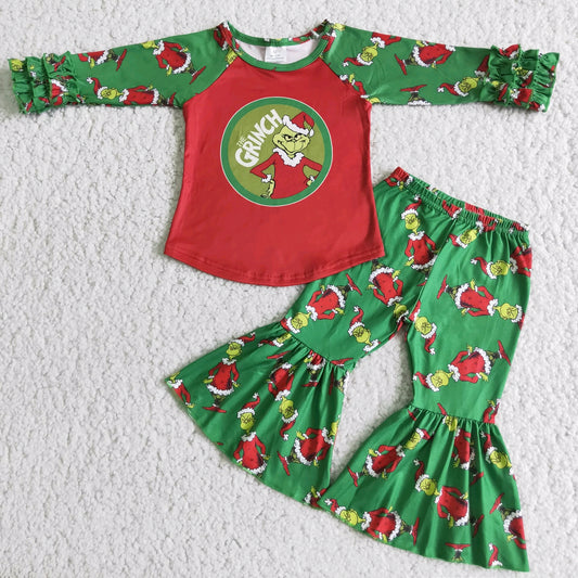 6 A13-20 girls Xmas cartoon outfit-promotion 2023.10.23