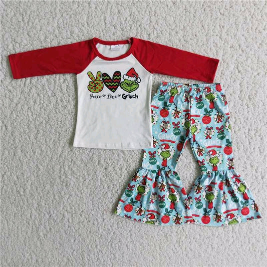 6 A16-20 baby girl Christmas cartoon outfit-promotion 2023.11.11