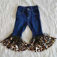 leopard Denim pants jeans