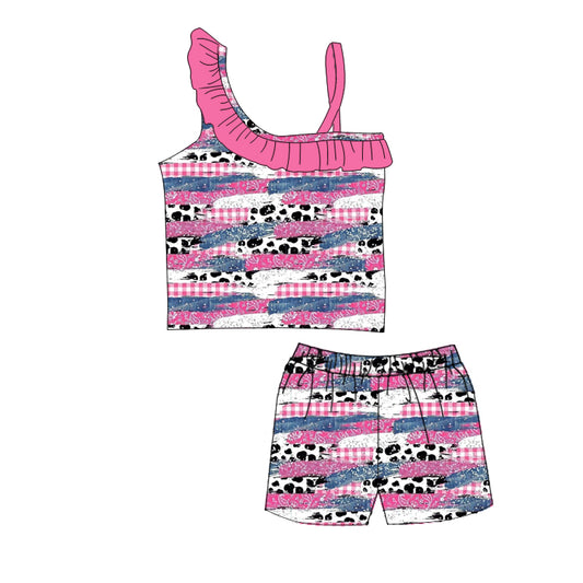 Summer Pink Shorts Set-preorder